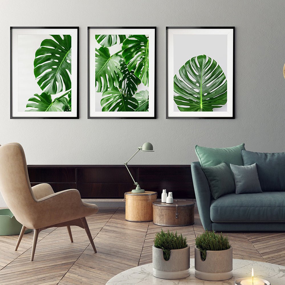 Home Decor Green Plant Canvas Painting - RICALOUX