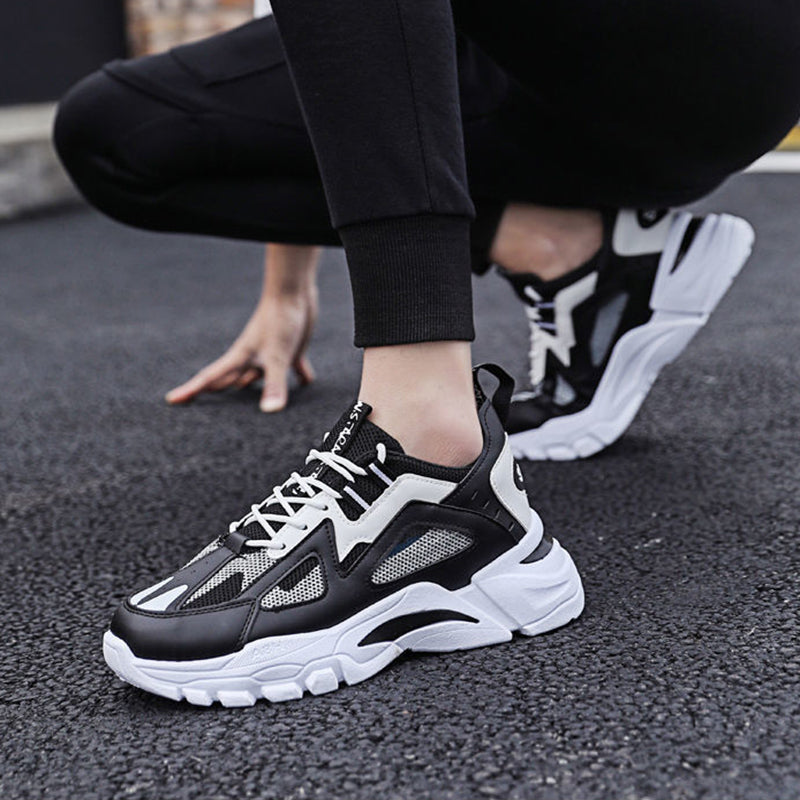 White Sneakers Men Non Slip Walking Running Shoes Sports – Premium 4 | RICALOUX