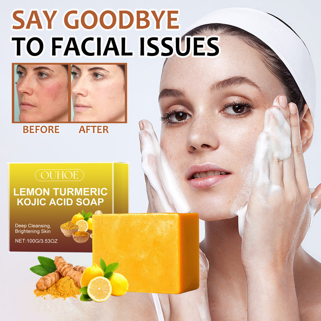 Lemon Turmeric Kojic Acid Soap Face Soap – Premium 0 | RICALOUX