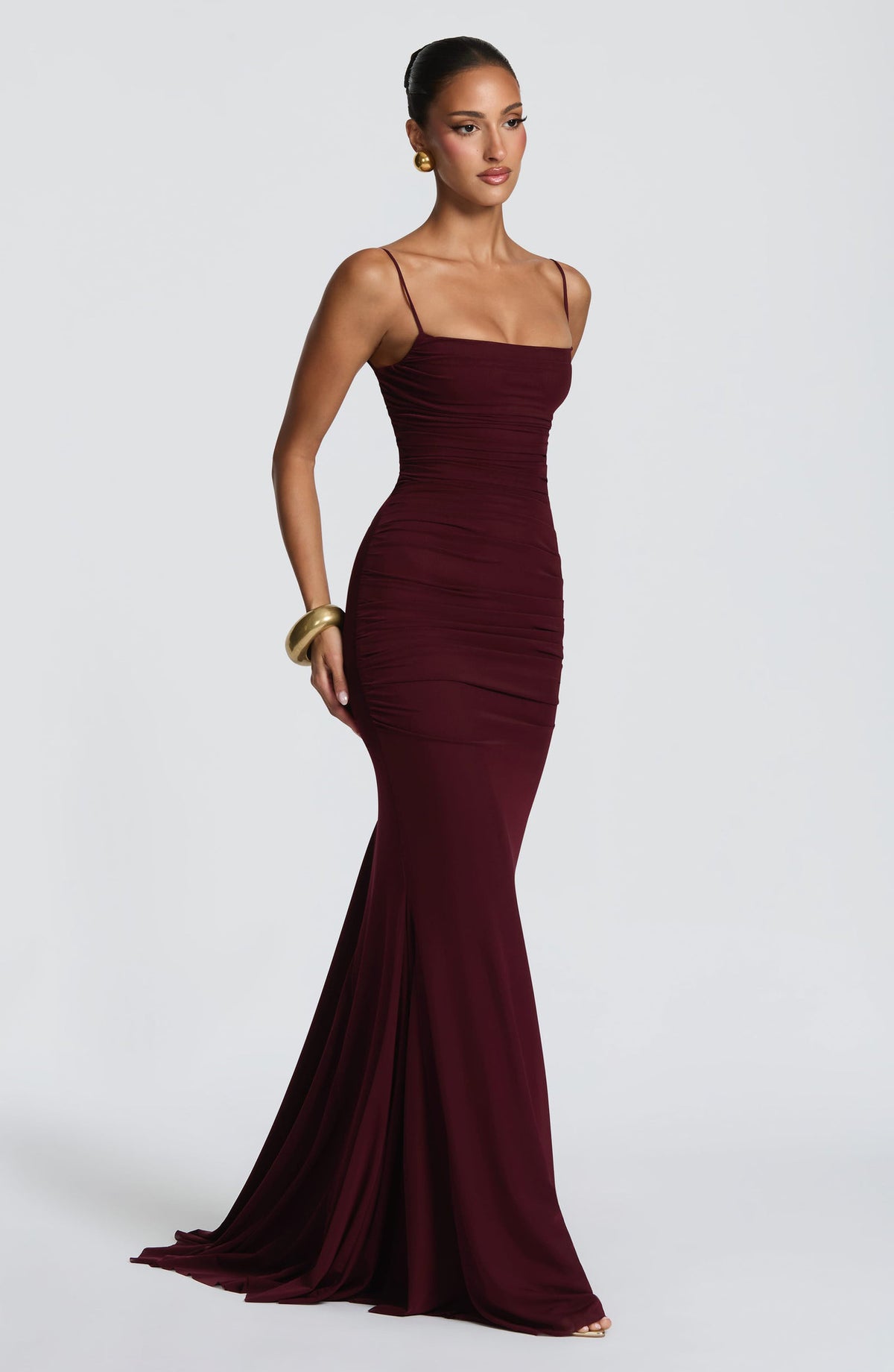 Back-tie Figure-hugging Sheath Evening Gown Dress – Premium 0 | RICALOUX