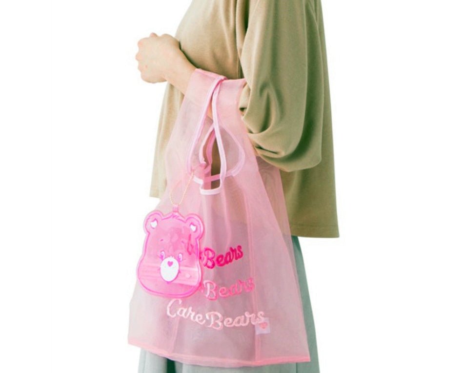 Girls Heart Rainbow Bear Eco Shopping Bag - RICALOUX
