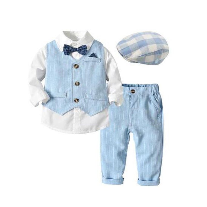Boys Autumn Clothing Children's Suit Three-piece Set - RICALOUX