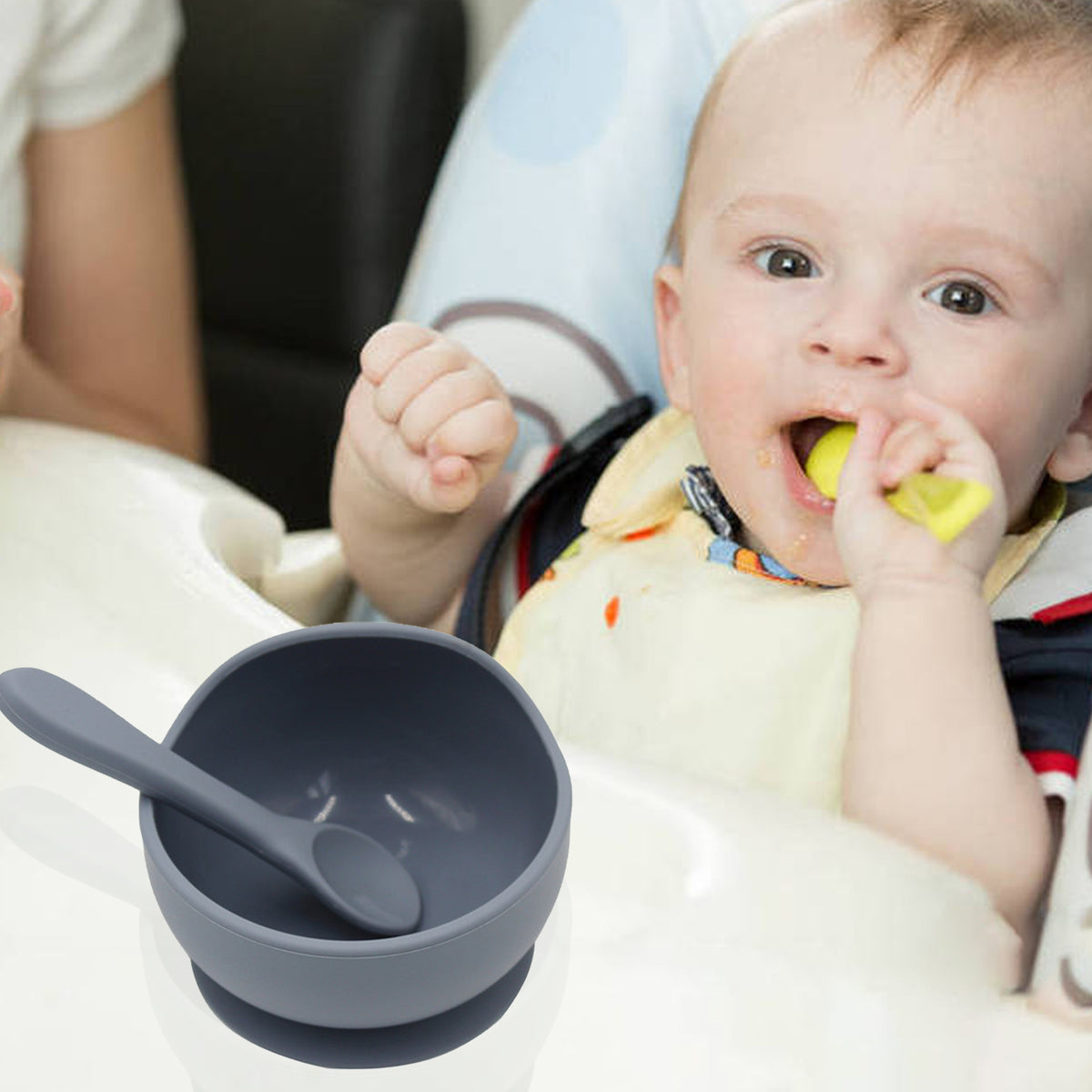 Silicone tableware for babies - RICALOUX
