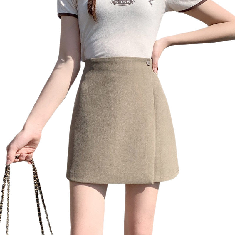 New High-waisted Irregular Midi Skirt For Women – Premium 0 | RICALOUX