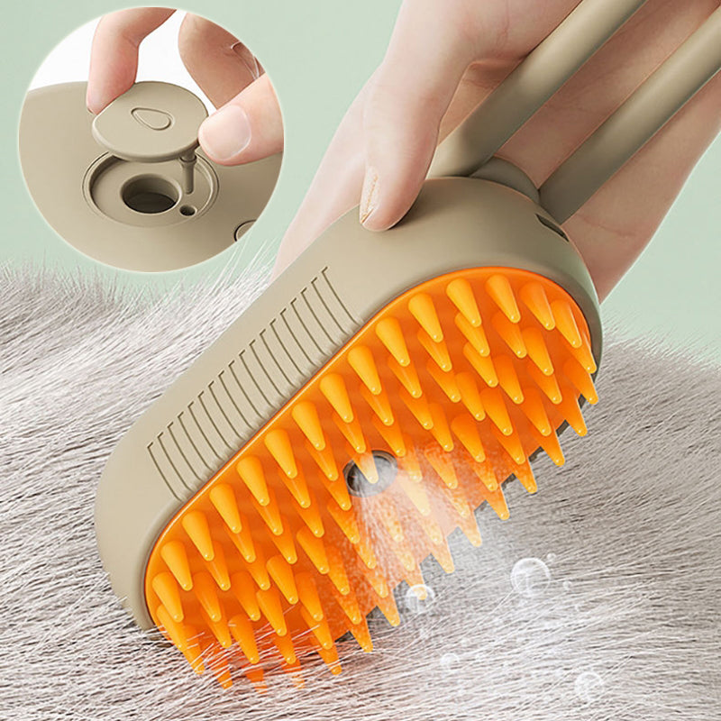 Cat Steam Brush Steamy Dog Brush 3 In 1 Electric Spray Cat Hair Brushes For Massage Pet Grooming Comb Hair Removal Combs Pet Products by Ricaloux