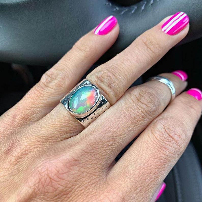 Alloy Inlaid Luminous Stone Jewelry Ring For Women – Premium 0 | RICALOUX