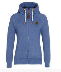 Women's Sport Cardigan Side Zipper Hoodie - RICALOUX