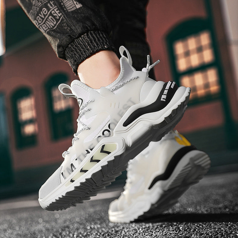 Fashion Sneakers High Top Sport Running Athletic Tennis Walking Shoes Men by Ricaloux