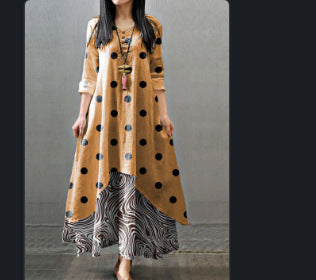 Womens Long Dress Asymmetrical Design – Premium 0 | RICALOUX