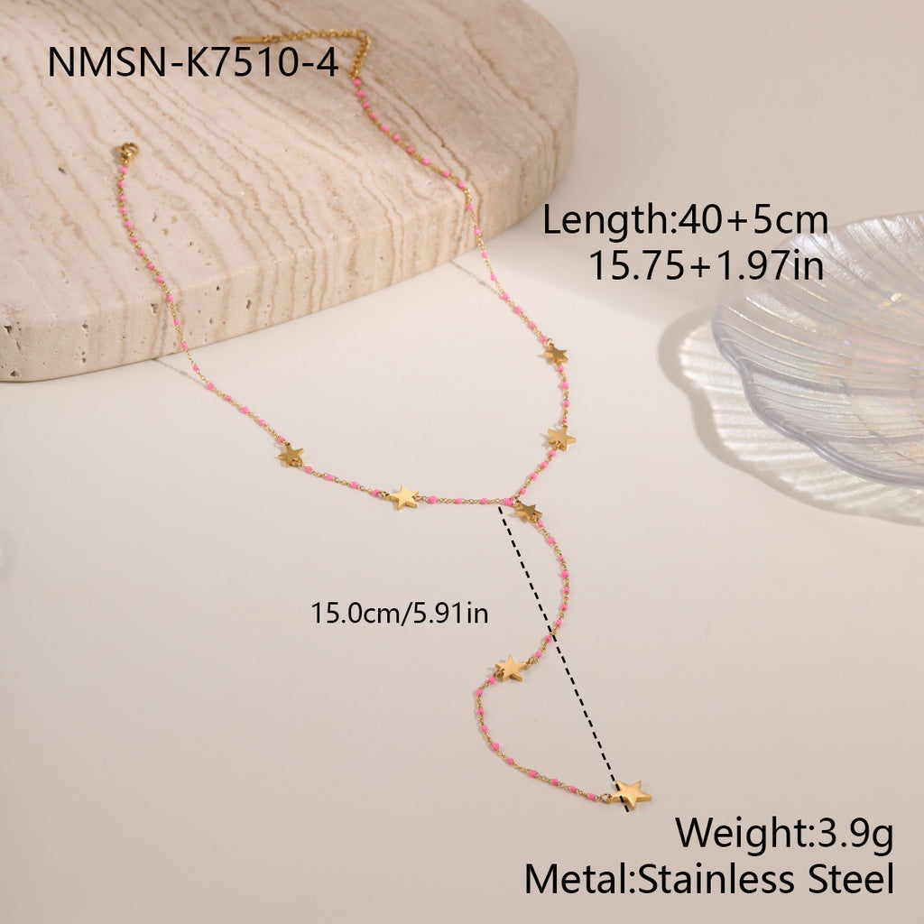 Stainless Steel Jewelry Tassel Necklace For Women – Premium 0 | RICALOUX