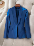 Color-block Casual Suit Long-sleeve Jacket – Premium 0 | RICALOUX