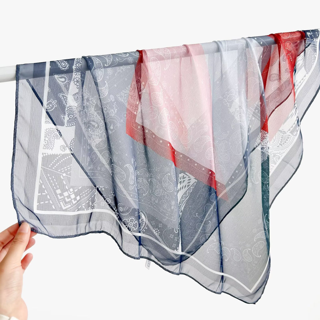 New Breathable Versatile Silk Chiffon Scarf For Women, Also Usable As A Shawl – Premium 0 | RICALOUX