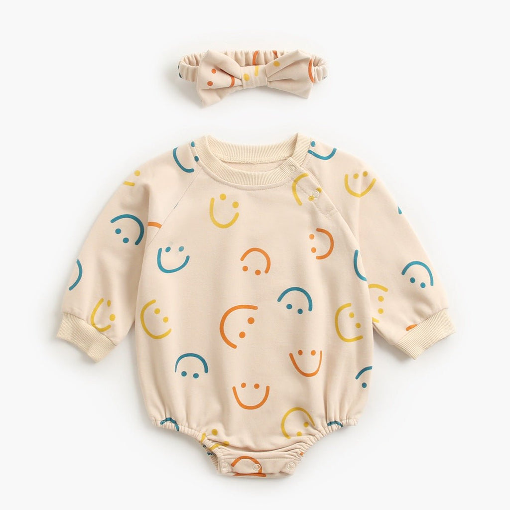 Newborn Baby Girl Romper Cartoon Spring Toddler Bag Fart Clothes - RICALOUX