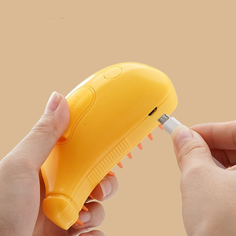 3 In 1 Pet Steam Brush Cat Dog Cleaning Steamy Spray Massage Beauty Comb Hair Removal Grooming Supplies Pets Accessories by Ricaloux