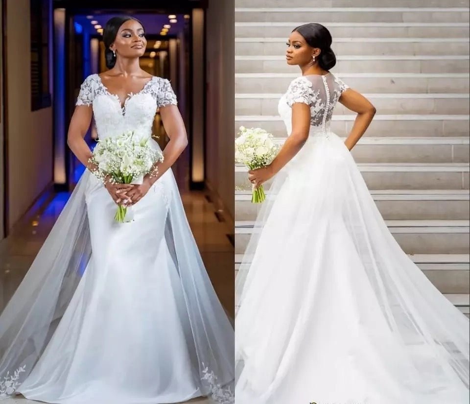 FashionCustom Wedding Gown Bridal Dresses - RICALOUX