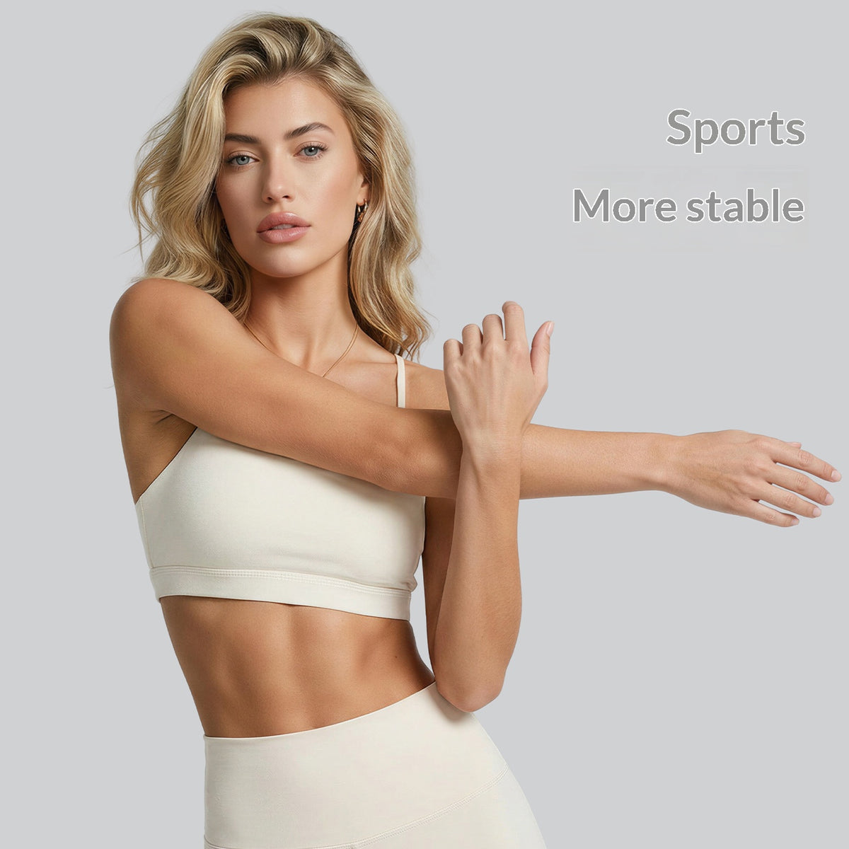 Fixed Integrated Halter Sports Bra For Workout, Yoga & Back Shaping – Premium 4 | RICALOUX