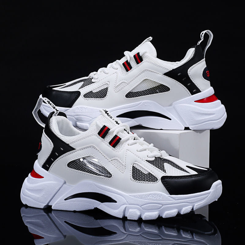 White Sneakers Men Non Slip Walking Running Shoes Sports – Premium 4 | RICALOUX