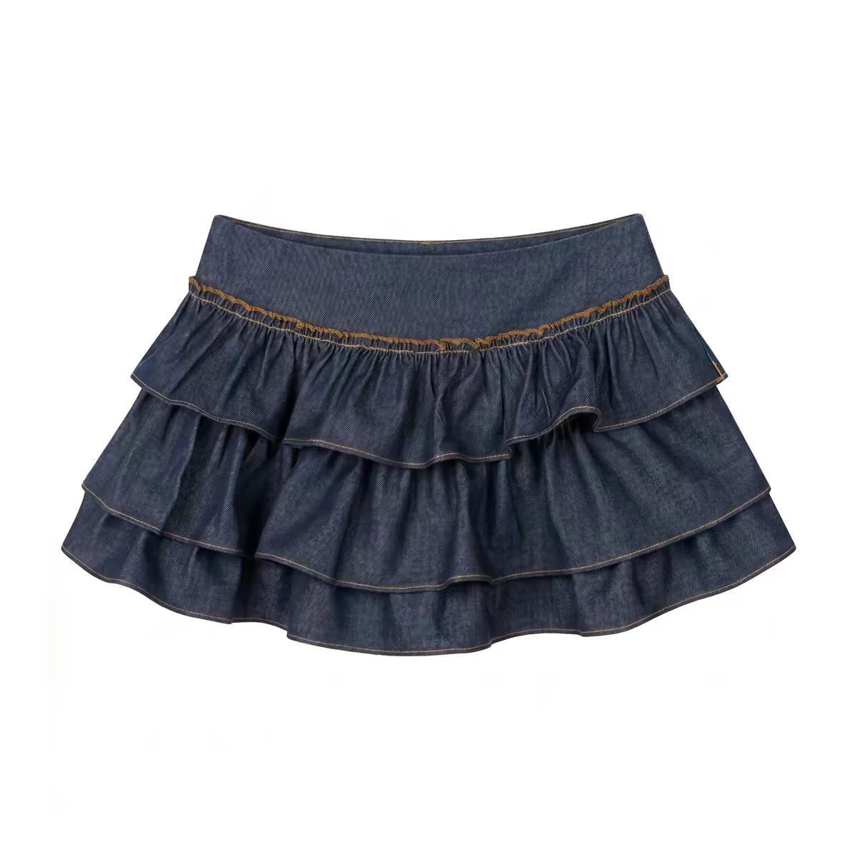 Womens Short-sleeve Shirt And Tiered Skirt Set – Premium 0 | RICALOUX