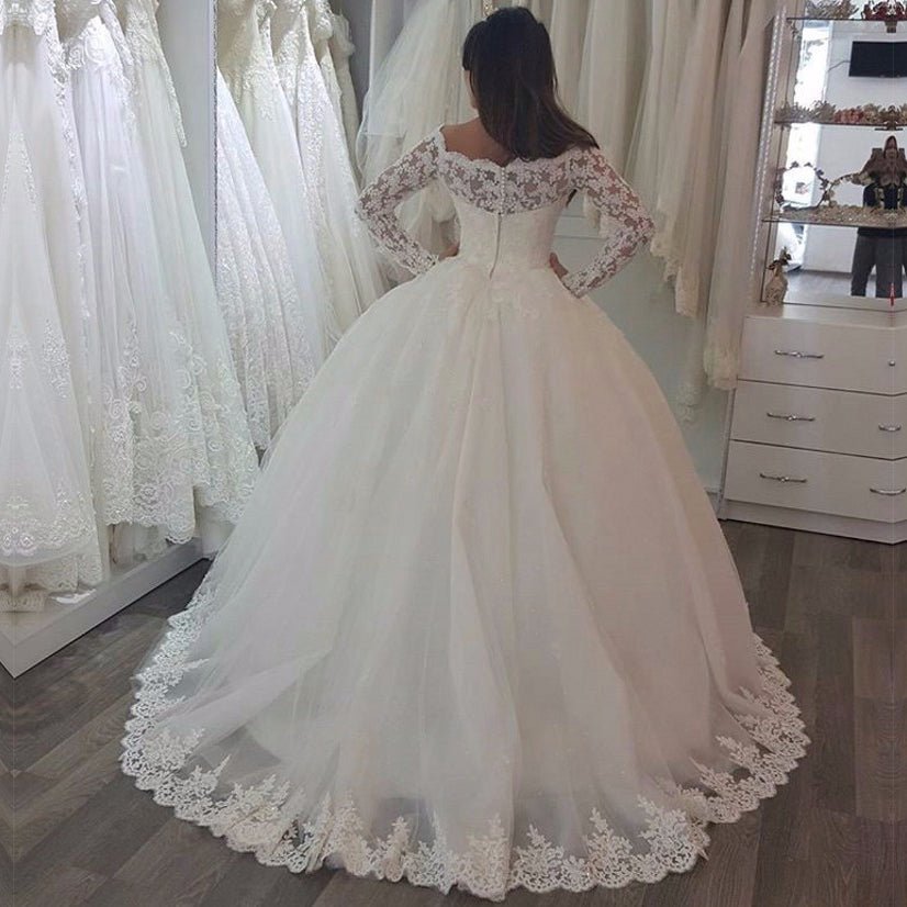 Elegant Ladies Custom Wedding Gown Bridal Dresses - RICALOUX
