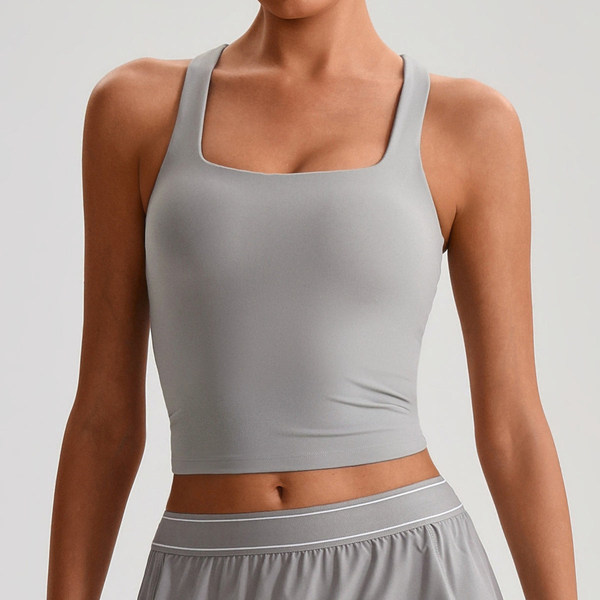 Womens Workout Top For Layering Running Sports Bra by Ricaloux