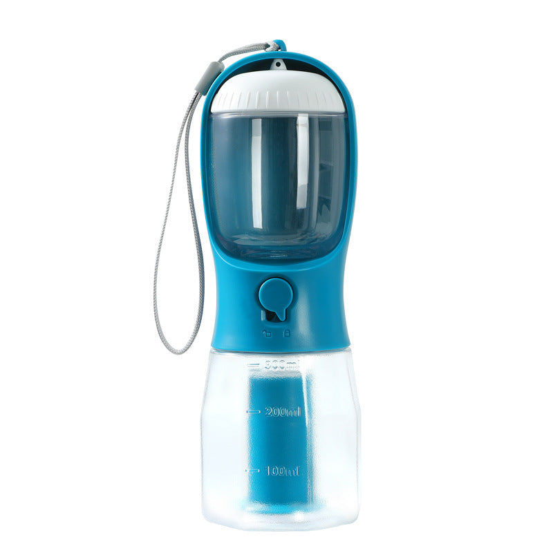 Dog Water Cup Drinking Food Garbage Bag Three-in-one Portable Small Multi-functional Pet Cups Pets Supplies by Ricaloux