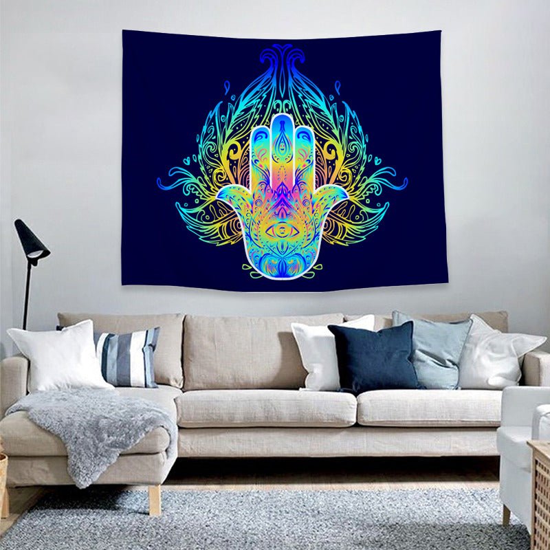 Trendy Home Decor Psychedelic Print Tapestry - RICALOUX