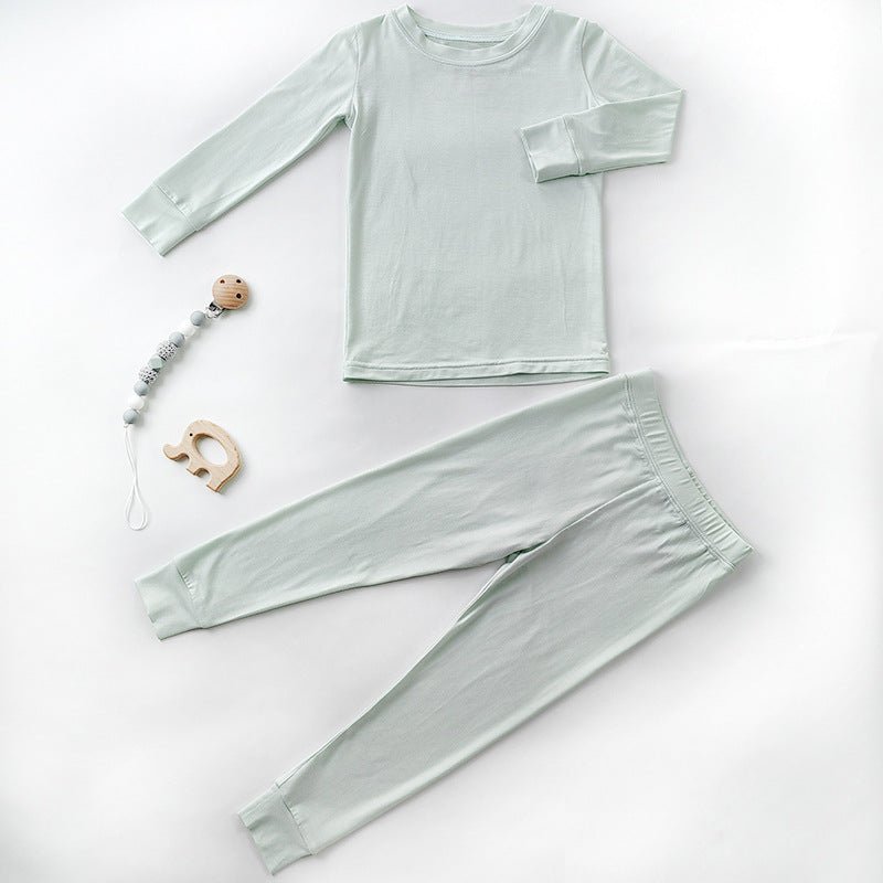 Ins Clothes For Babies Bamboo Fiber Boys Home Wear Suit - RICALOUX
