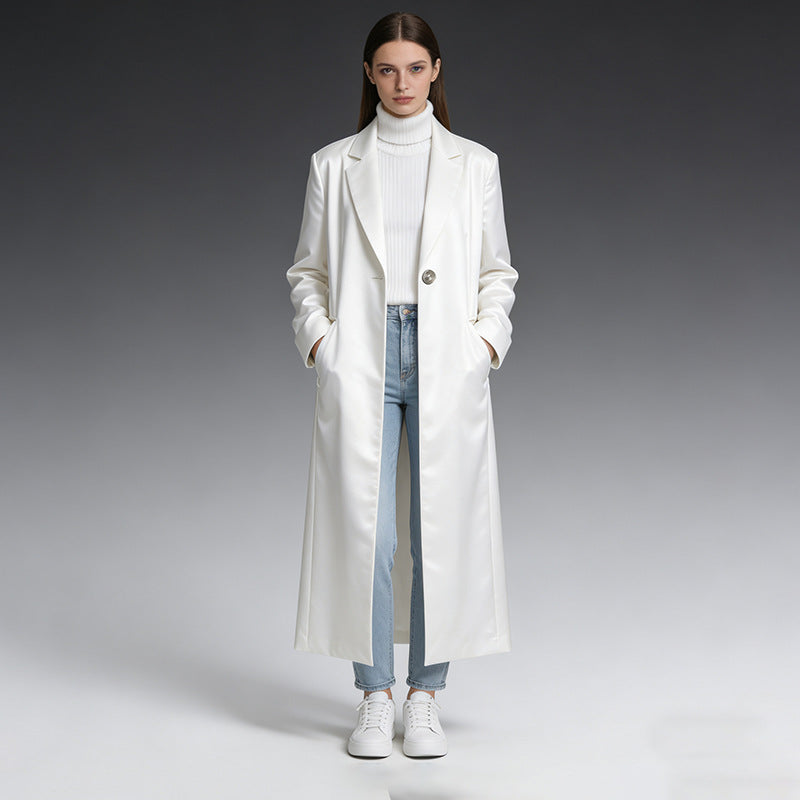 Commuter-style Designer-inspired Blazer-style Trench Coat For Women – Premium 0 | RICALOUX