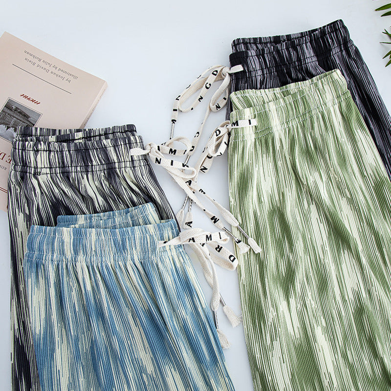 Womens InWash Tie Dye WideLeg Pants – Premium 0 | RICALOUX
