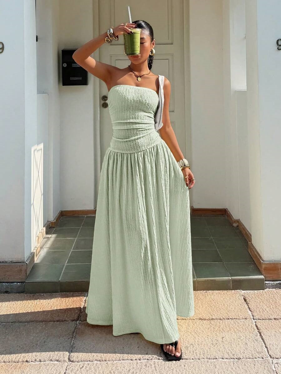 Women's Elegant Figure-hugging Strapless Dress – Premium 0 | RICALOUX