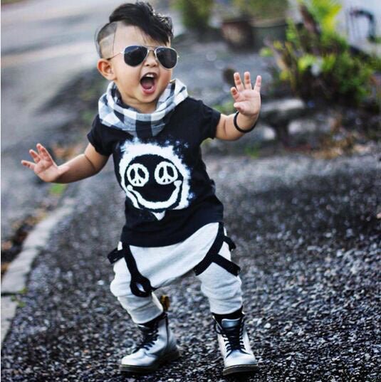 Boys Include Cotton Suit Casual Fall Clothing - RICALOUX