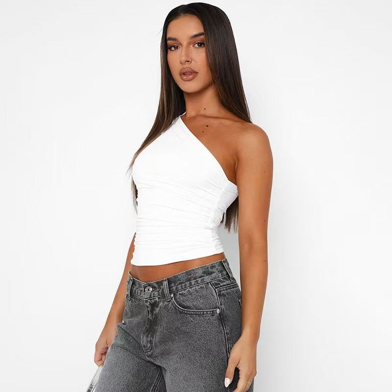 Womens Elegant Strapless Casual Top For Layering – Premium 0 | RICALOUX