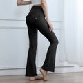 Women's High-Waisted Cargo Pocket Peach Butt Yoga Pants For Autumn And Winter, European & American Style, Stretchy Lifting Butt Quick-Dry Athletic Leggings For Running And Fitness by Ricaloux