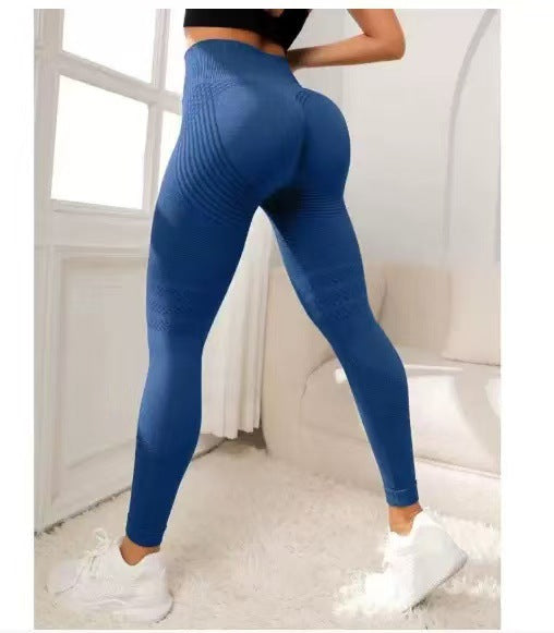 European And American Cross-Border Seamless High-Waist Butt-Lifting Fitness Pants by Ricaloux