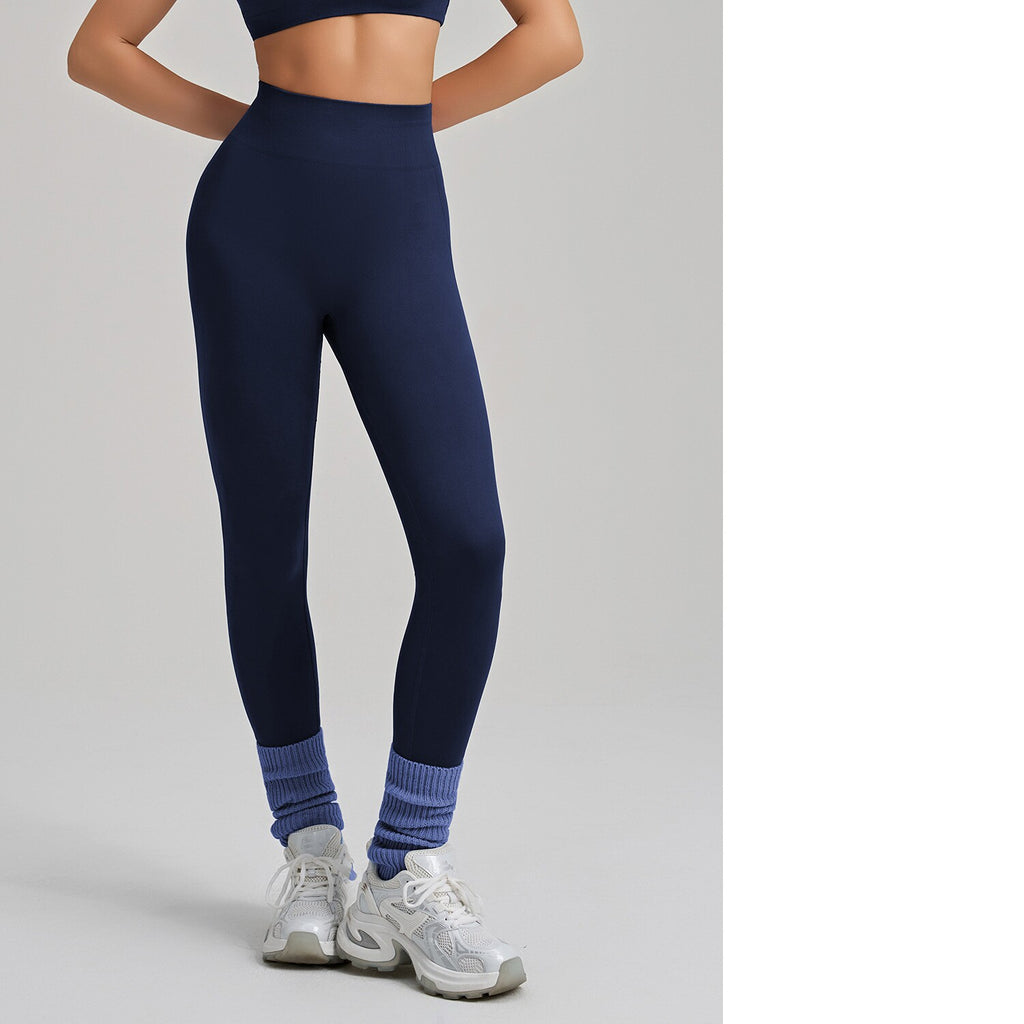 High-Elastic Seamless Knit Yoga Pants For Women, Peach Hip Lifting Workout Leggings For Training, Fitness & Running, Summer Style – Premium 4 | RICALOUX