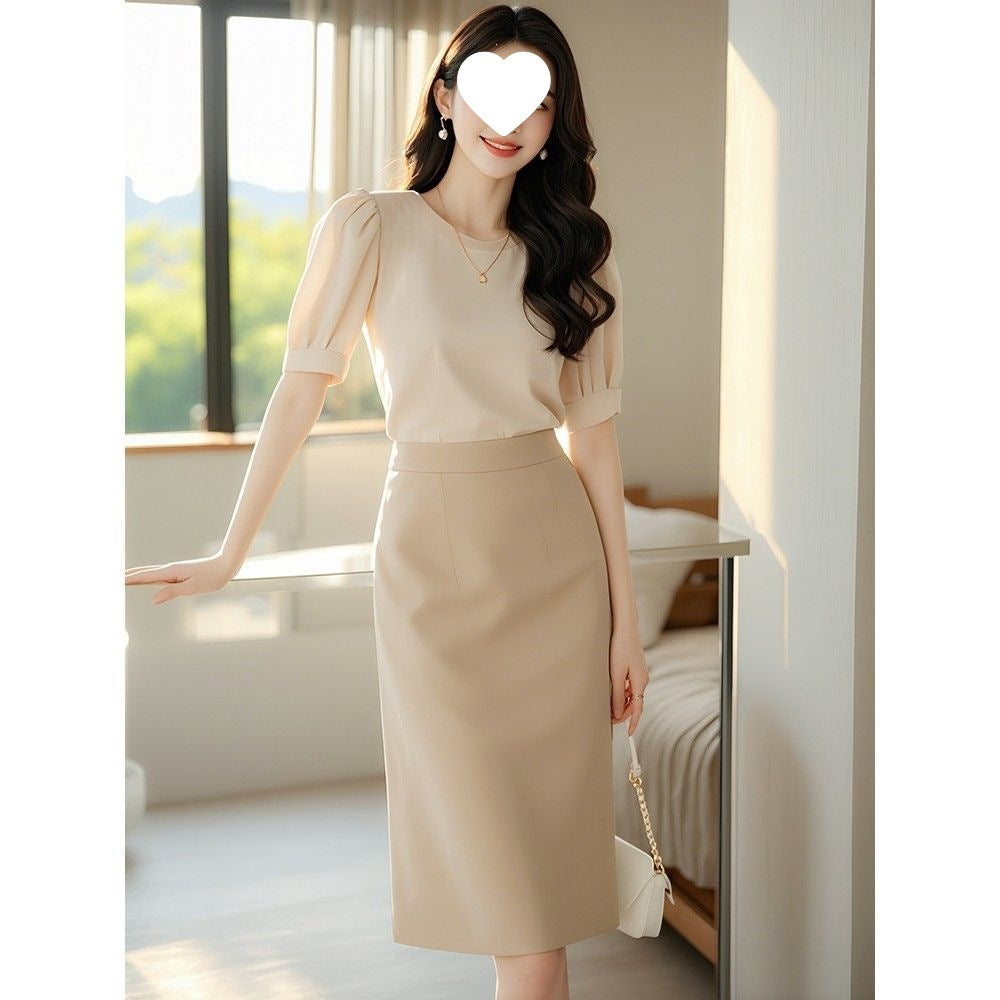 Formal-style Skirt And Top Two-piece Set by Ricaloux