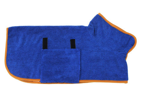 Absorbent Pet Bathrobe With Waist-wrapped Microfiber by Ricaloux