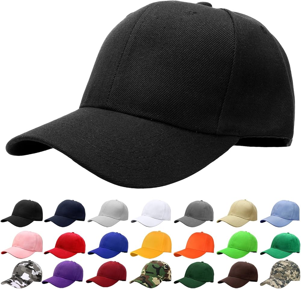 Baseball Cap Adjustable Size For Running Workouts And Outdoor Activities All Seasons – Premium 4 | RICALOUX