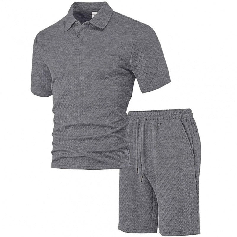 Mens Casual Suit With Jacquard And A Lapel – Premium 0 | RICALOUX