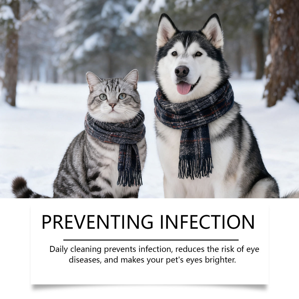 Pet Eye Drops Gently Care For Cats And Dogs' Eye Tear Stains, Tear Marks, And Eye Discharge by Ricaloux