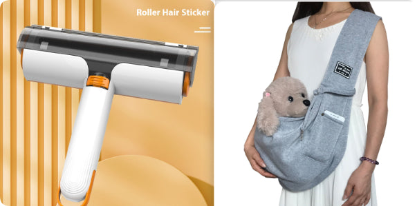 2 In 1 Pet Hair Removal Roller Multifunctional Portable Washable Hair Removal Brush Pet Supplies by Ricaloux