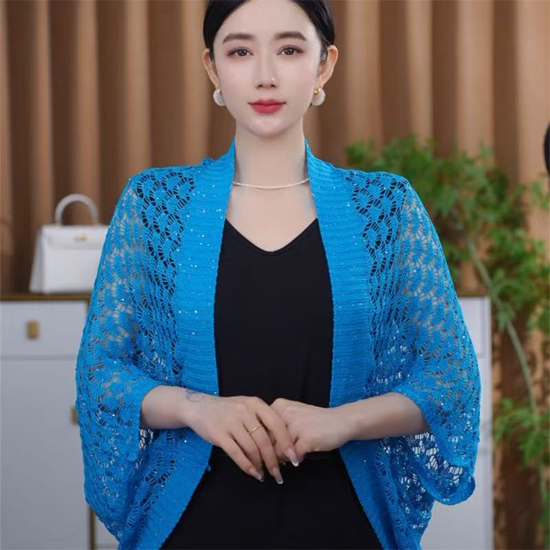 Knitted Shawl Fashionable Sun-protection Jacket by Ricaloux
