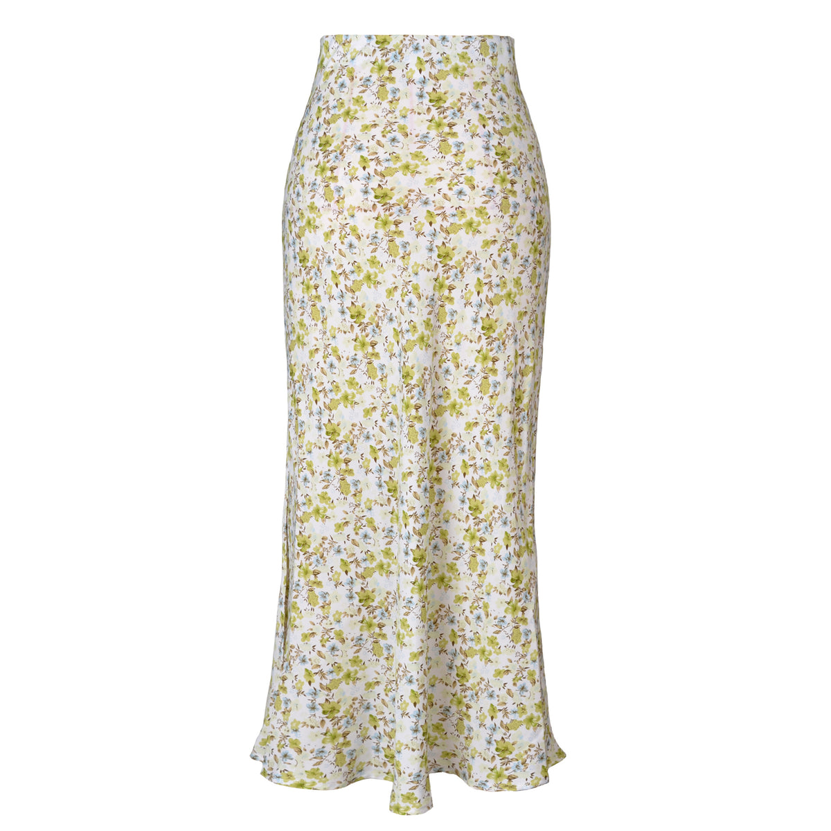Women's Satin High-waisted Elastic Split Skirt by Ricaloux