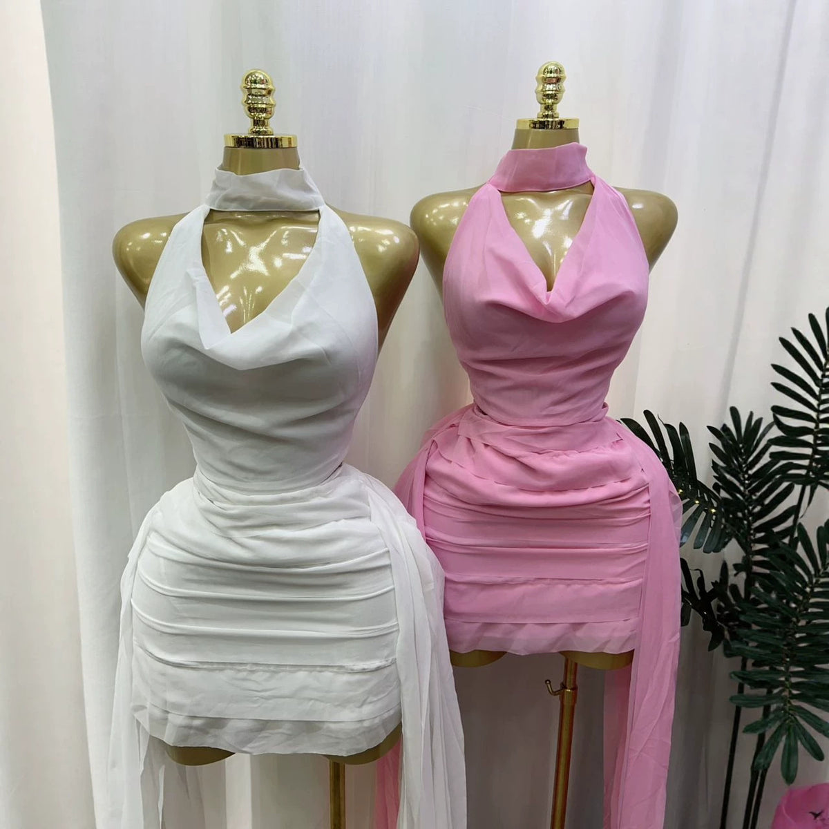 New Style Hollow Out Backless Mini Dress by Ricaloux