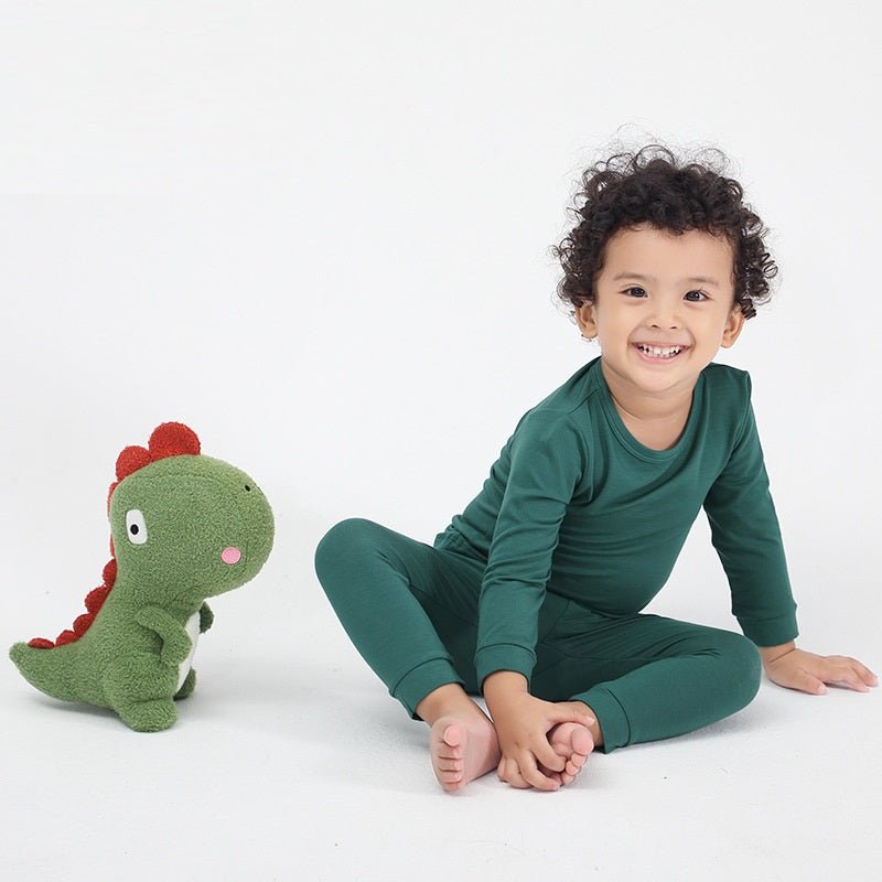 Ins Clothes For Babies Bamboo Fiber Boys Home Wear Suit - RICALOUX