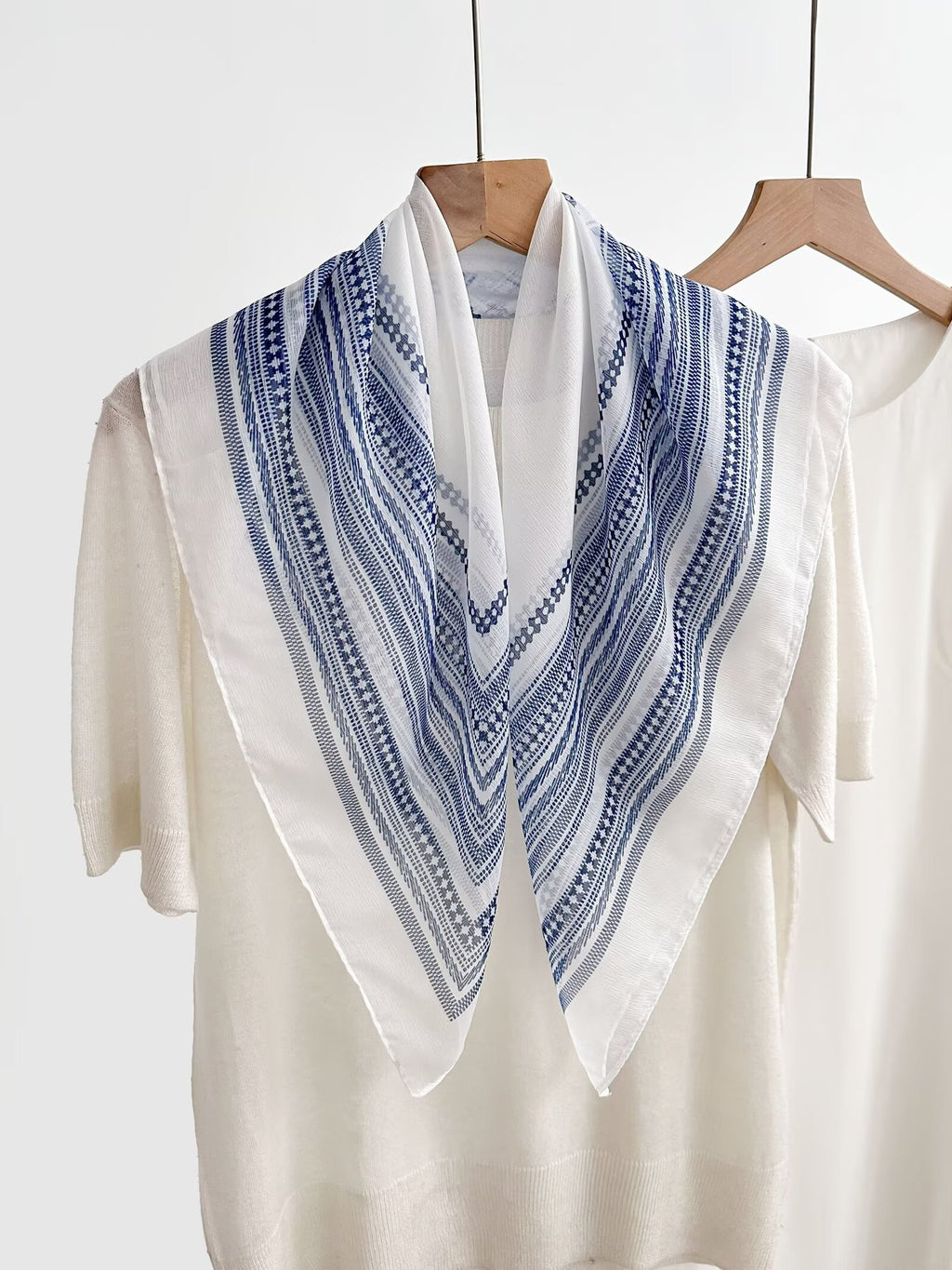 New Breathable Versatile Silk Chiffon Scarf For Women, Also Usable As A Shawl by Ricaloux