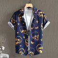 Mens Short-sleeve Fashion Print Shirt – Premium 0 | RICALOUX