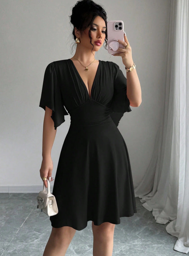 Womens Summer Casual Waist-Cinching Dress by Ricaloux