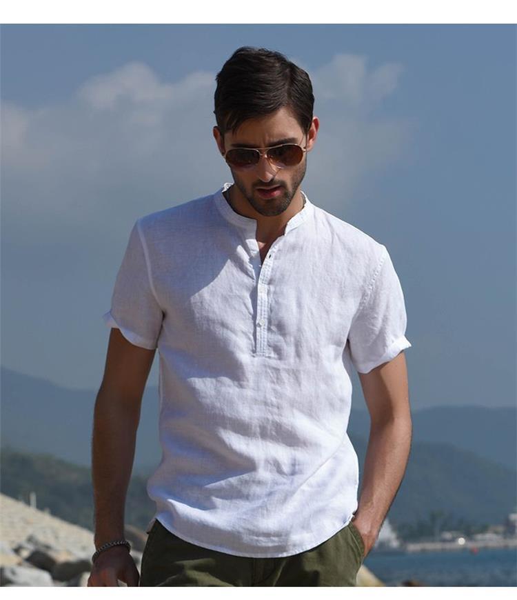 Mens Loose-fit Fashionable Retro-style Shirt – Premium 0 | RICALOUX