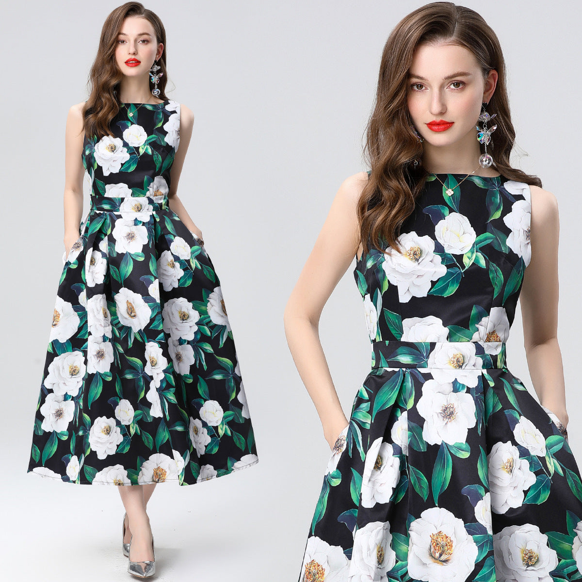 Women's 3d Cutting Waist A-line Skirt – Premium 0 | RICALOUX
